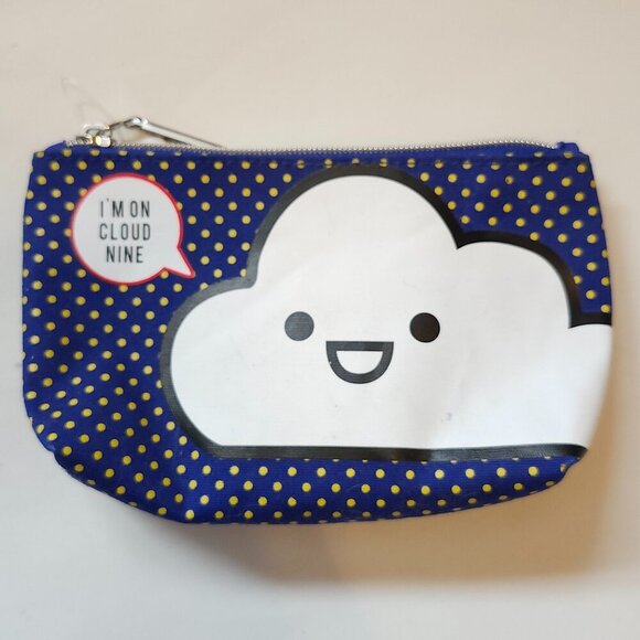 BATH AND BODY WORKS Makeup Bag I'm on Cloud Nine Dreamy Cosmetic Pouch BNWT - Picture 1 of 4